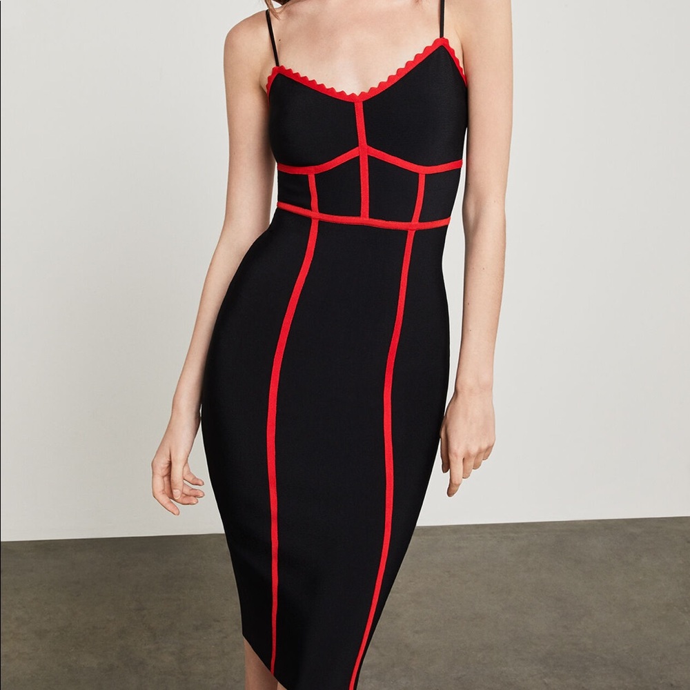 Strappy Bodycon Dress BCBGMaxAzria NWOT
